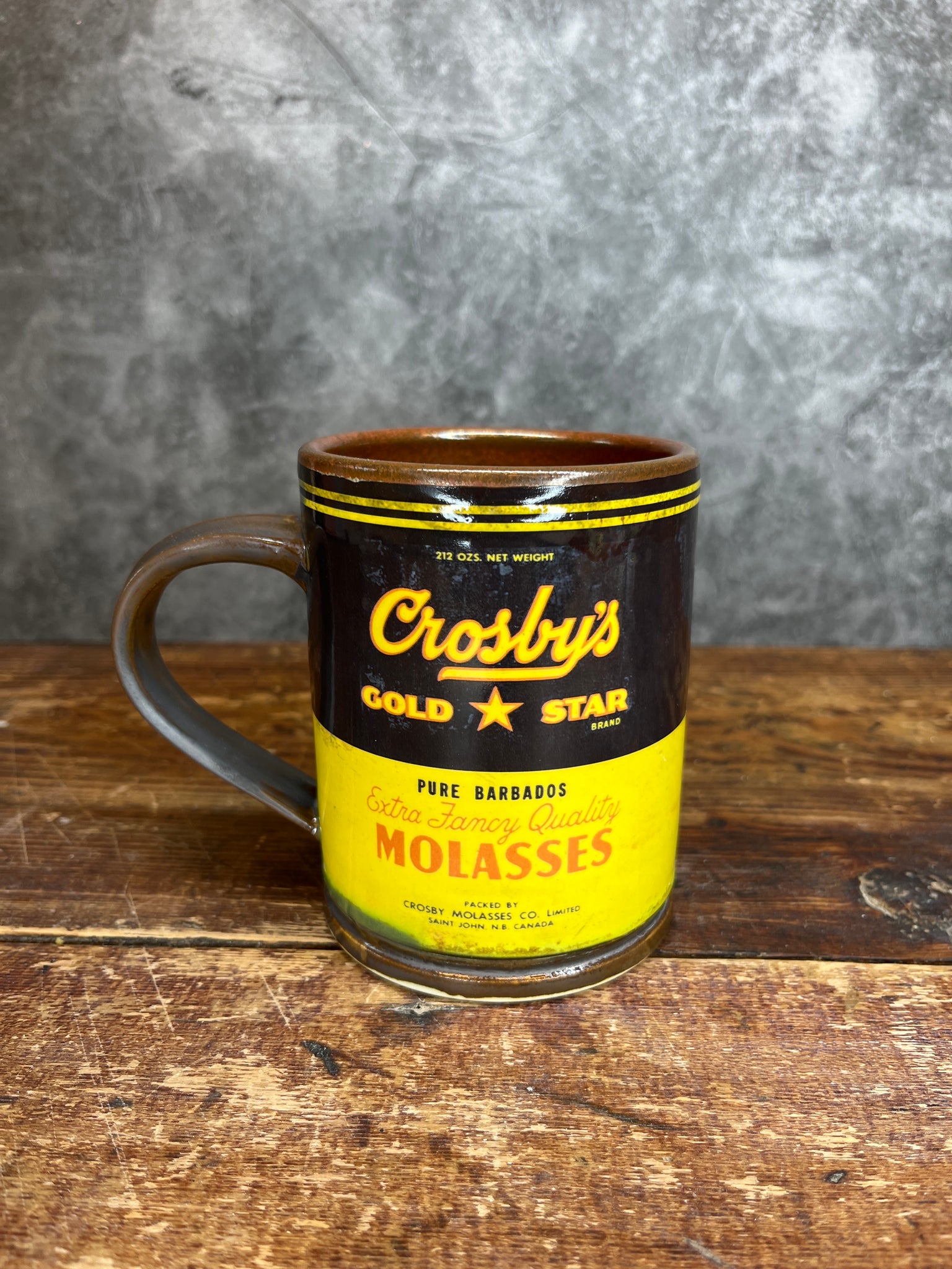 Vintage Crosby’s Molasses Label Mug