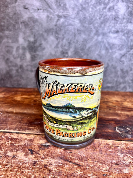 Vintage Mackerel Mug - Seal Cove Grand Manan New Brunswick