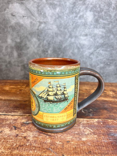 Pictou NS Lobster Label Mug