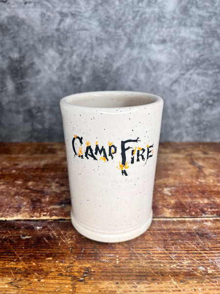 Campfire Notebook Tumbler