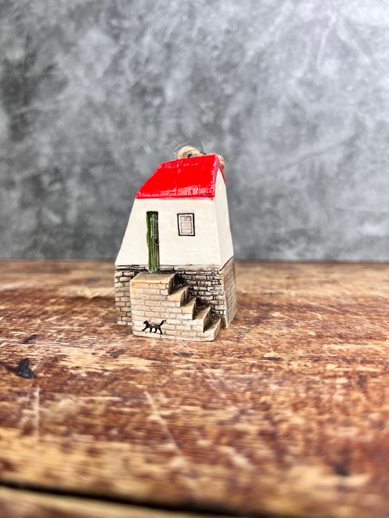 Miniature House Ornament