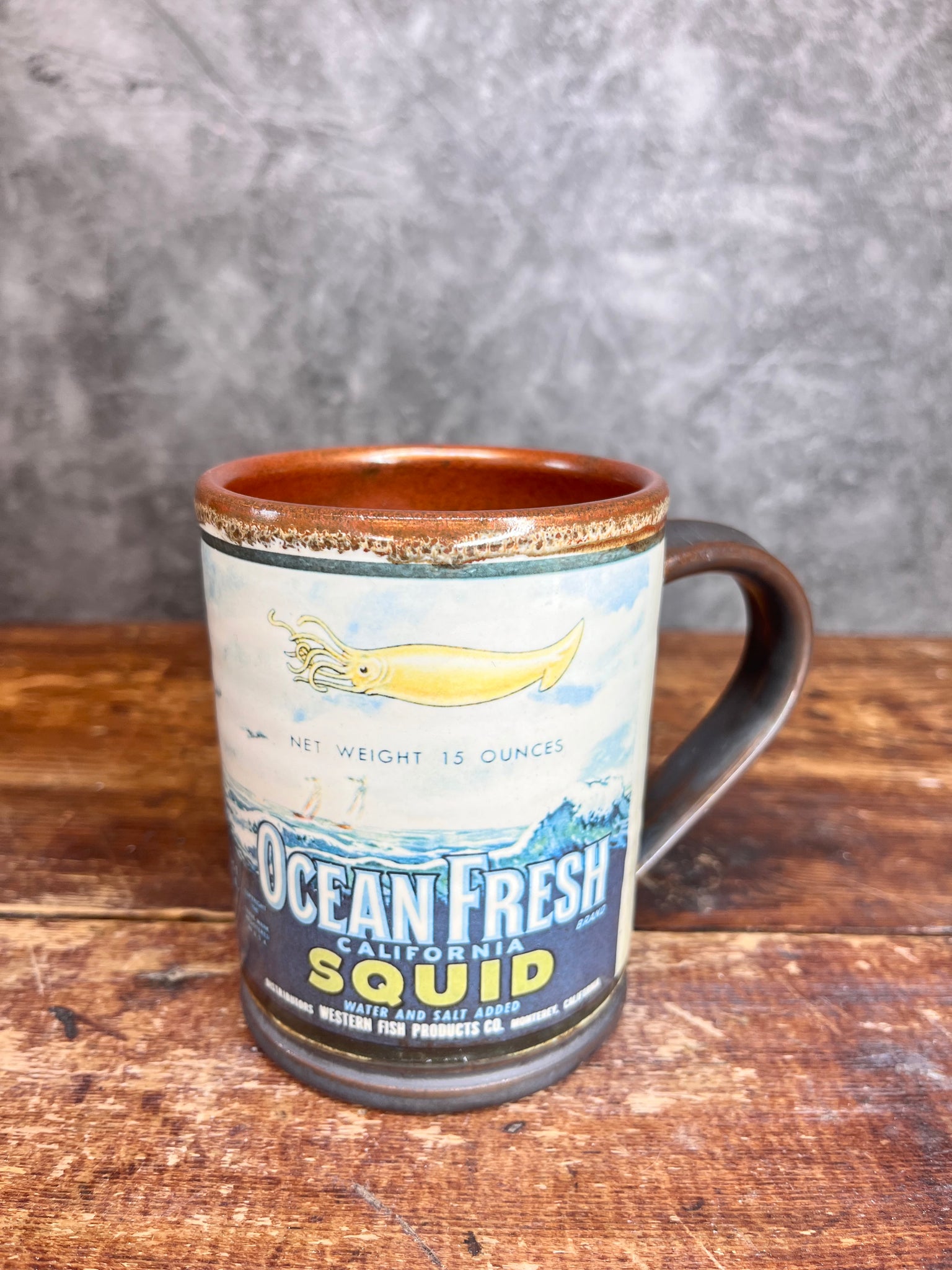 Ocean Fresh California Squid Mug