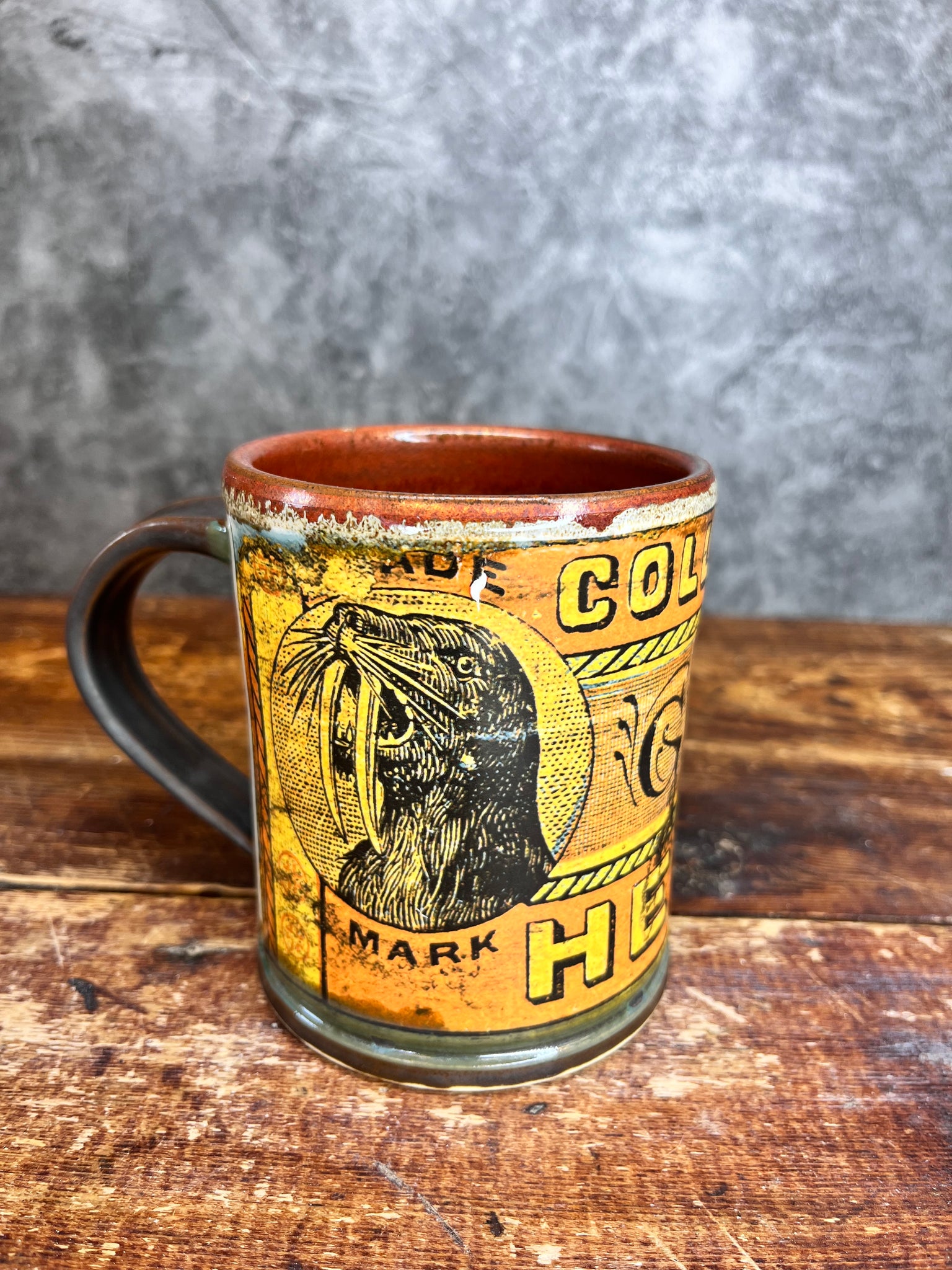 Grand Manan Herring Label Mug