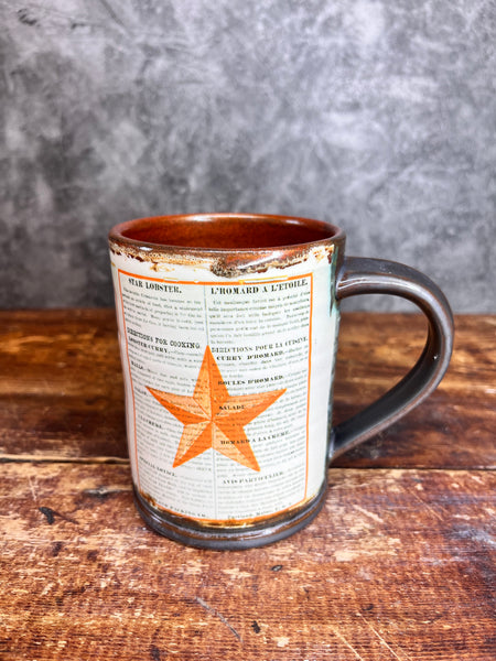 Paris Exposition Lobster Label Mug