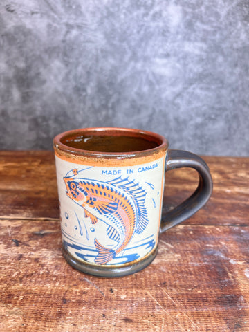 Lucky Strike Vintage Fishing Lure Mug