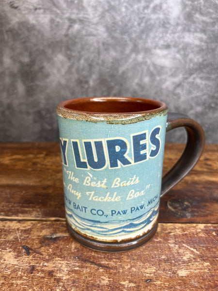 Lucky Lures Vintage Fishing Lure Mug