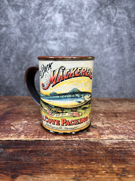 Seal Cove Mackerel Can Label Mug