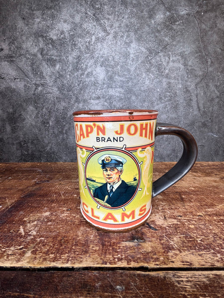 Clams - Cap'n John Sea Foods Limited Can Label Mug