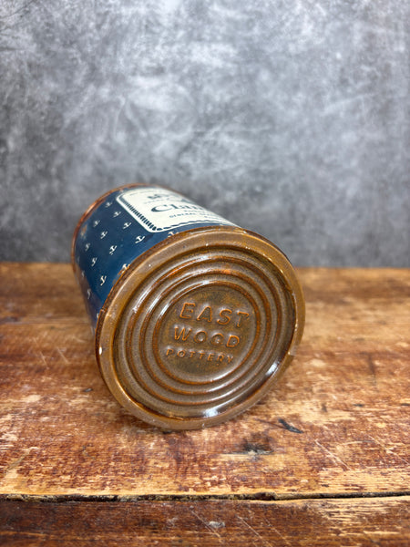 40-Fathom Clam Meats Can Label Mug