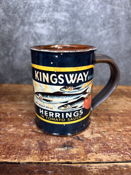 Kingsway Herrings Can Label Mug