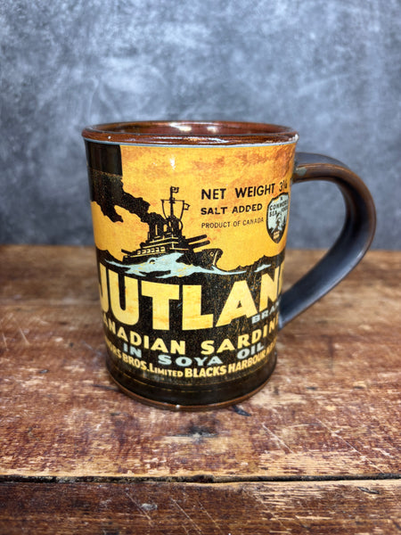 Jutland Canadian Sardines Can Label Mug