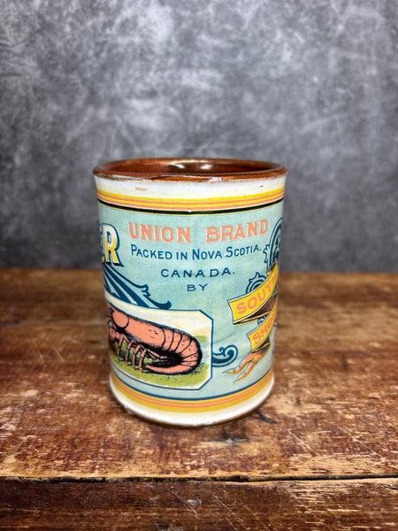 Lobster Union Brand Can Label Mug