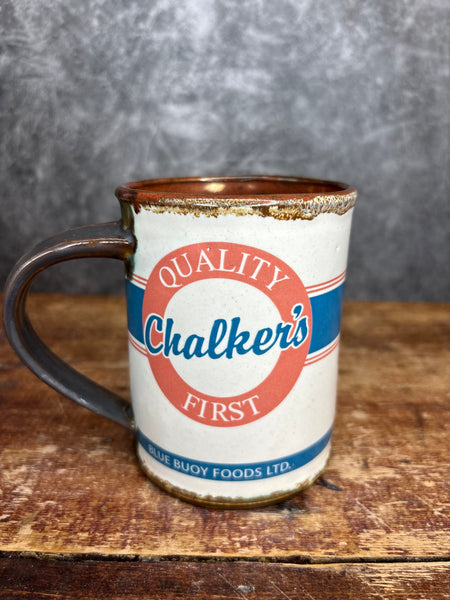 Chalker's Quality First Can Label Mug