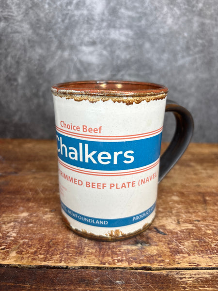 Chalker's Quality First Can Label Mug