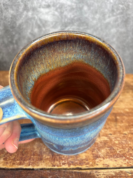 Drippy Blue Mug