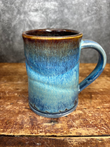 Drippy Blue Mug