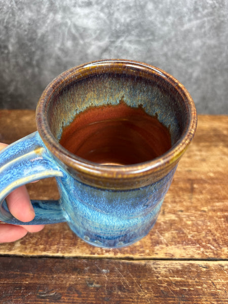 Drippy Blue Mug