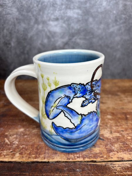 Blue Lobster Mug