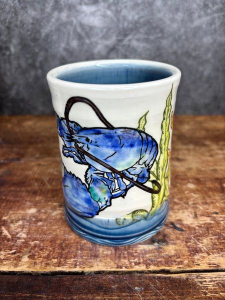 Blue Lobster Mug